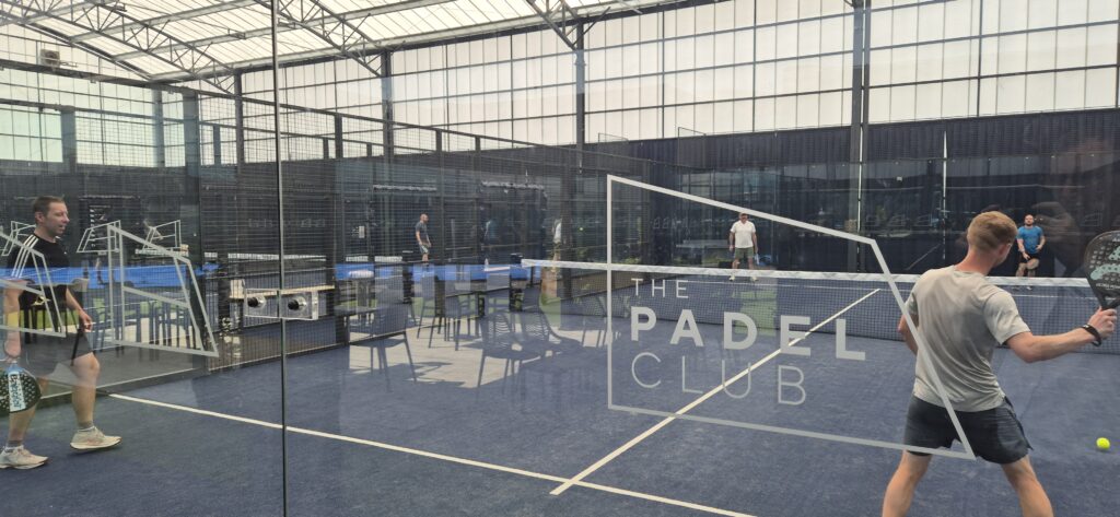 Padel tournament players